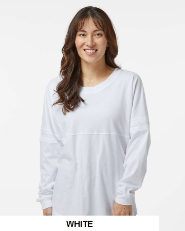 Boxercraft - Womens Pom Pom Long Sleeve Jersey T-Shirt - BW3514.  BOXERCRAFT  BW3514