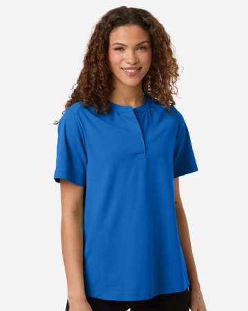 Devon & Jones Womens Seaton Pebble Textured Polo.  DEV&JO  DG102W