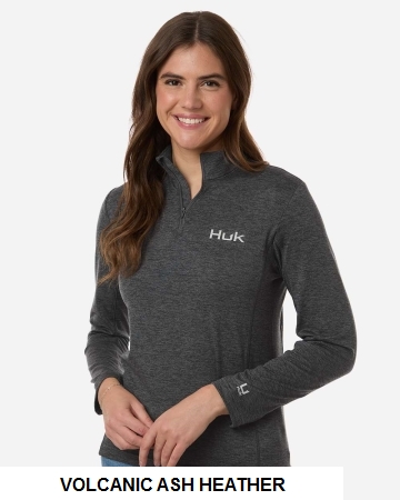 HUK Women's Coldfront+ Quarter-Zip Pullover.  HUK  H6130024