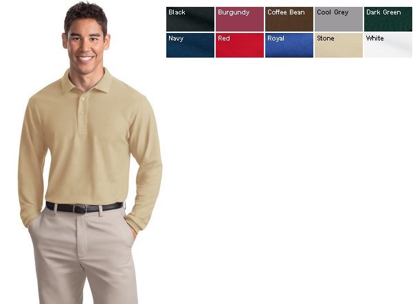 Port Authority® - Long Sleeve Silk Touch™ Polo. (K500LS)