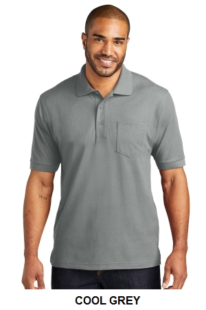 Port Authority - Silk Touch Pocketed Polo. (K500P)