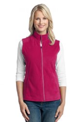 Port Authority Ladies Microfleece Vest. L226.