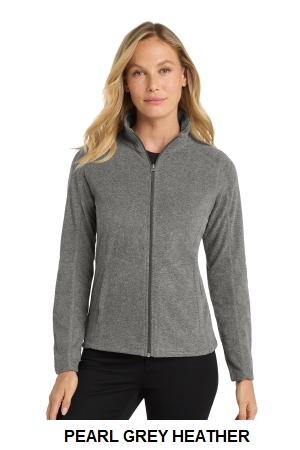 Port Authority Womens Heather Microfleece Full-Zip Jacket.  PORT A.  L235