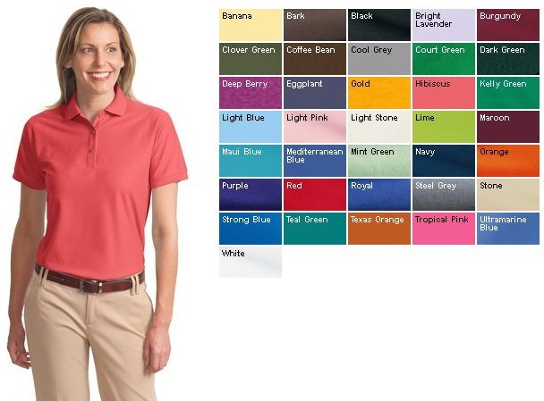 Port Authority - Ladies Silk Touch Polo. (L500)
