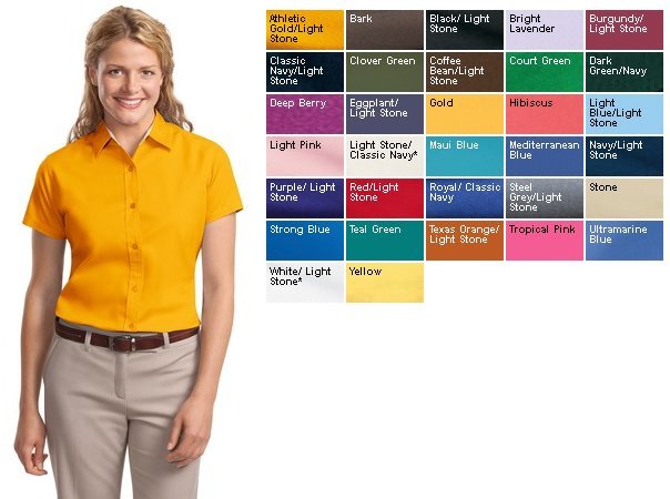 Port Authority® - Ladies Short Sleeve Easy Care Shirt. (L508)