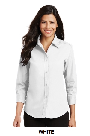 Port Authority Ladies 3/4-Sleeve Easy Care Shirt.  PORT A.  L612