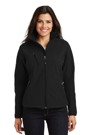 Port Authority - Ladies Textured Soft Shell Jacket. (L705)