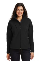 Port Authority - Ladies Textured Soft Shell Jacket. (L705)
