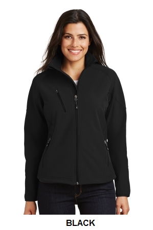 Port Authority - Ladies Textured Soft Shell Jacket. (L705)