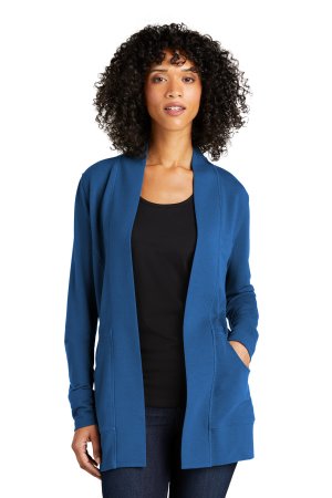 Port Authority Ladies Microterry Cardigan.  PORT A.  LK825