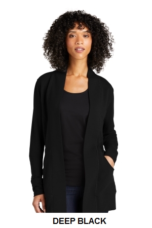 Port Authority Ladies Microterry Cardigan.  PORT A.  LK825