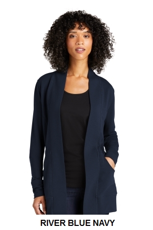 Port Authority Ladies Microterry Cardigan.  PORT A.  LK825