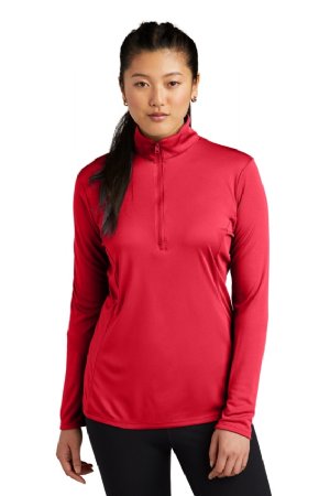 Sport-Tek Ladies PosiCharge Competitor 1/4-Zip Pullover.  SPORT-TEK  LST357