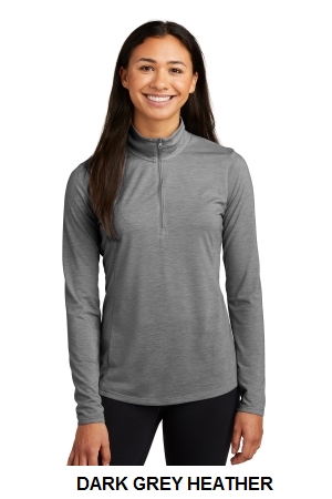 Sport-Tek Womens PosiCharge Tri-Blend Wicking 1/4-Zip Pullover.  SPORT-TEK  LST407