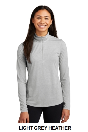 Sport-Tek Womens PosiCharge Tri-Blend Wicking 1/4-Zip Pullover.  SPORT-TEK  LST407