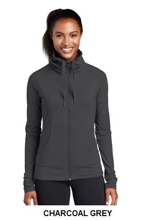 Sport-Tek Womens Sport-Wick Stretch Full-Zip Jacket.  SPORT-TEK  LST852