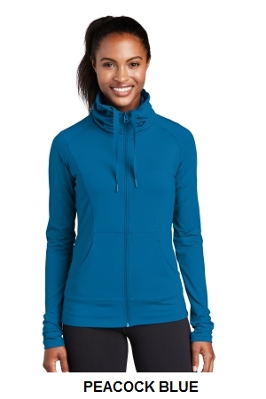 Sport-Tek Womens Sport-Wick Stretch Full-Zip Jacket.  SPORT-TEK  LST852