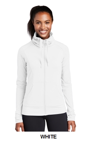 Sport-Tek Womens Sport-Wick Stretch Full-Zip Jacket.  SPORT-TEK  LST852