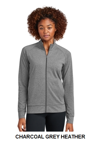 Sport-Tek Ladies Sport-Wick Stretch Full-Zip Cadet Jacket.  SPORT-TEK  LST857