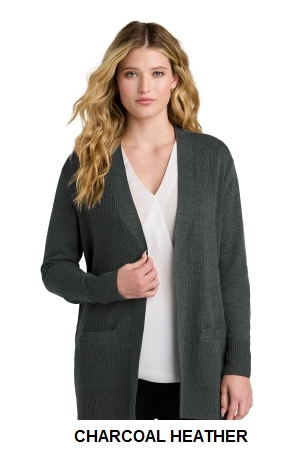 Port Authority Womens Easy Care Open-Front Cardigan Sweater.  PORT A.  LSW2890