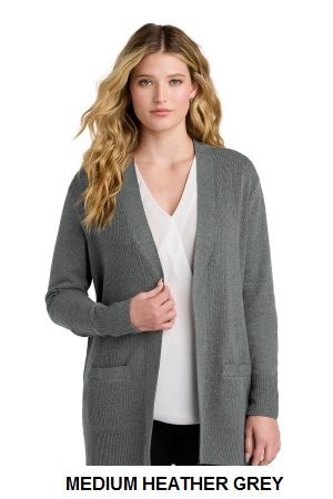 Port Authority Womens Easy Care Open-Front Cardigan Sweater.  PORT A.  LSW2890