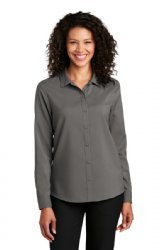 Port Authority ® Ladies Long Sleeve Performance Staff Shirt.  PORT A.  LW401