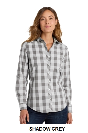 Port Authority Womens Everyday Plaid Shirt.  PORT A.  LW670