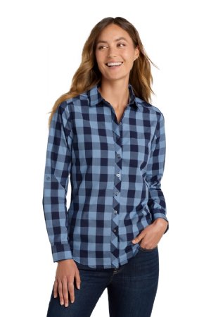 Port Authority Womens Everyday Plaid Shirt.  PORT A.  LW670
