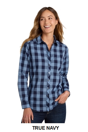 Port Authority Womens Everyday Plaid Shirt.  PORT A.  LW670