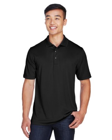 Harriton Mens Advantage Snag Protection Plus IL Snap Placket Polo.  HARRITON  M345