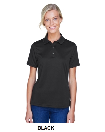 Harriton Ladies Advantage Snag Protection Plus IL Snap Placket Polo.  HARRITON  M345W