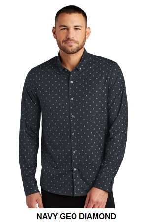 Mercer+Mettle Stretch Jersey Long Sleeve Shirt.  MERCER+M  MM1018