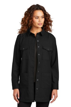 Mercer+Mettle Women’s Long Sleeve Twill Overshirt.  MERCER+M  MERCER+M  MM2021