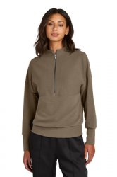 Mercer+Mettle Womens Linear Texture 1/4-Zip.  MERCER+M  MM3041