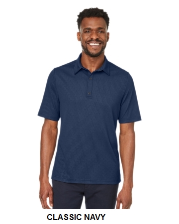 North End Mens Replay Recycled Polo.  N. END  NE102