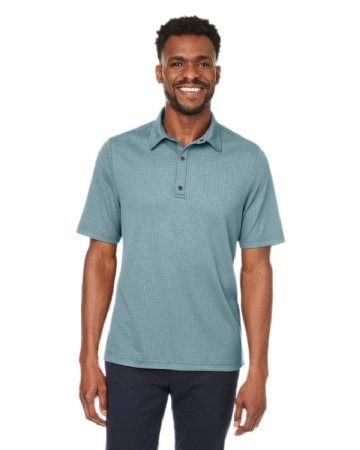 North End Mens Replay Recycled Polo.  N. END  NE102