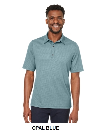 North End Mens Replay Recycled Polo.  N. END  NE102