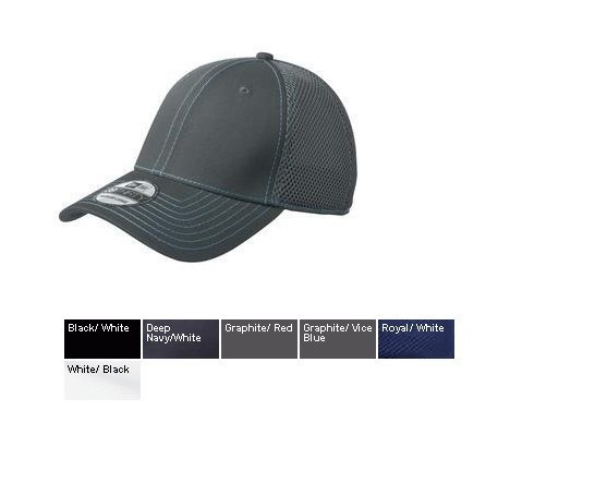 New Era- Stretch Mesh Contrast Stitch Cap. NE1120.