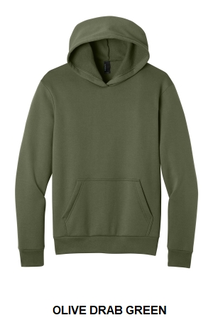 Port & Co Easy Fleece Pullover Hooded Sweatshirt.  PORT&CO.  PC68H