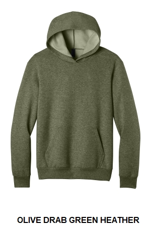 Port & Co Easy Fleece Pullover Hooded Sweatshirt.  PORT&CO.  PC68H