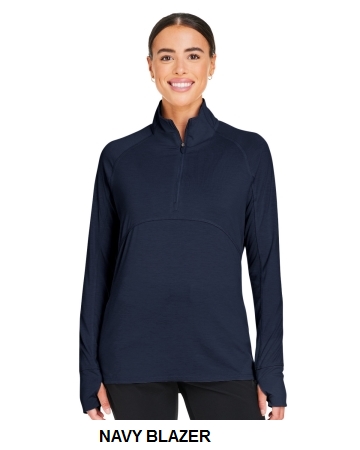Puma Golf Ladies Bandon Quarter-Zip.  PUMA  PG400W