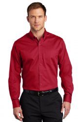 Port Authority® SuperPro™ Twill Shirt.  PORT A.  S663