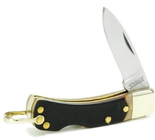 Small Lockback Folding Pocket Knife.  SCHRADE 10T