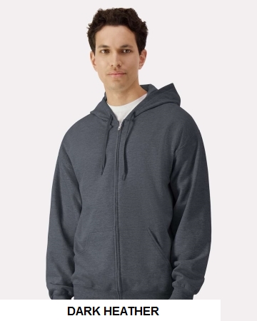 Gildan - Softstyle Full-Zip Hooded Sweatshirt - SF600.  GILDAN  SF600