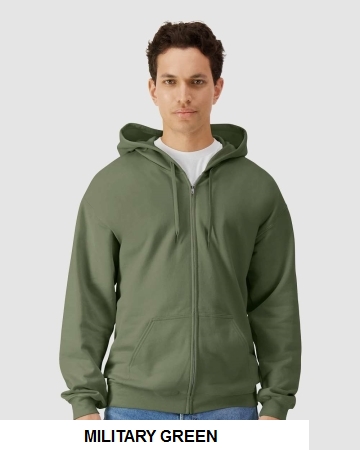 Gildan - Softstyle Full-Zip Hooded Sweatshirt - SF600.  GILDAN  SF600