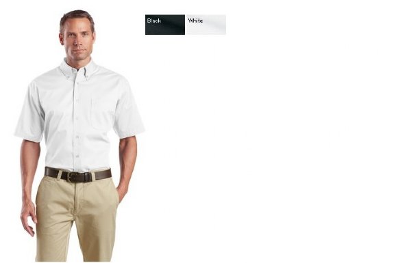 CornerStone® - Short Sleeve SuperPro Twill Shirt. SP18.