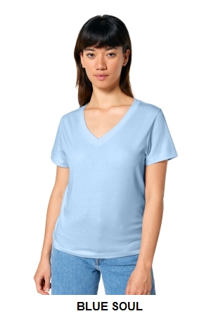 Stanley/Stella Womens Stella Isla V-Neck Tee.  STAN/STELL  SXW032
