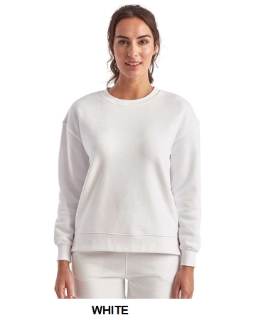 TriDri Women's Billie Side-Zip Crewneck Sweatshirt.  TRIDRI  TD600