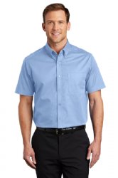 Port Authority Tall Short Sleeve Easy Care Shirt.  PORT A.  TLS508