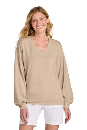 TravisMathew Womens Long Weekend V-Neck.  TRAVIS M.  TM1LD009